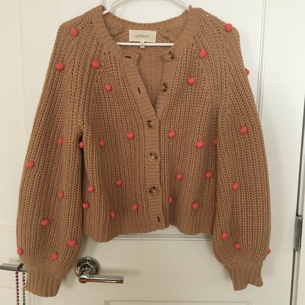 balloon sleeve the great. cardigan